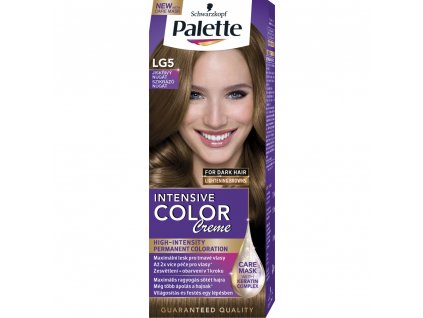 Schwarzkopf Palette Intensive Color Creme, barva na vlasy, LG5 jiskřivý nugát, 50 ml