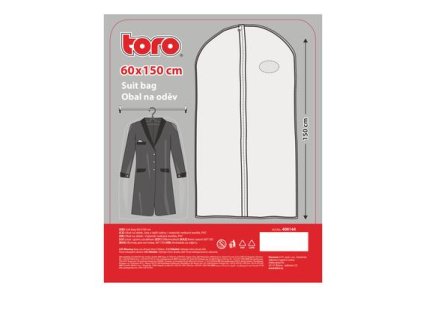 obal na oblek 150x60cm netkana textilie