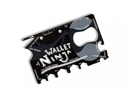 wallet ninja 18v1 multifunkcni karta do kazde penezenky