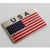 samolepka na auto vlajka usa amerika kovova nalepka