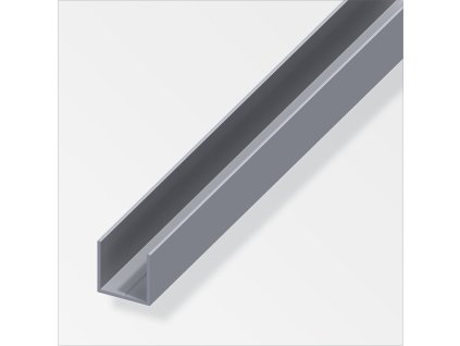 ALFER - U-profil hliník lesk 1000x11,5x1,5mm