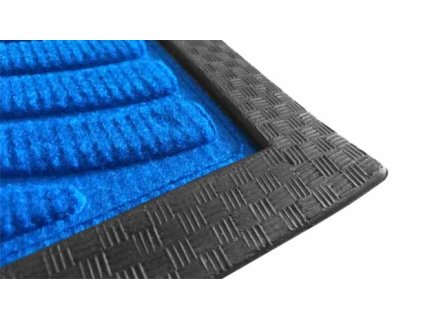 PRECIS - rohožka 40x60cm PP + guma - obdélník, modré vlny