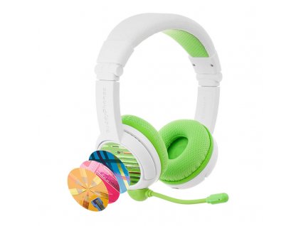 Bezdrátová sluchátka pro děti BuddyPhones School+ (zelená)