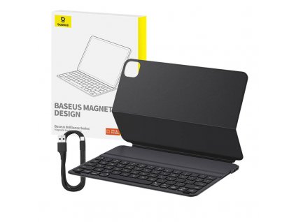 Magnetické pouzdro s klávesnicí Baseus Brilliance pro Pad Pro12,9" (černé)