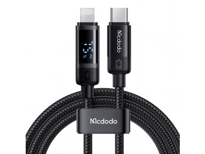 Mcdodo CA-5210 USB-C to Lightning cable, 36W, 1.2m (black)