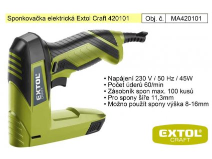 Sponkovačka elektrická Extol Craft 420101 45W