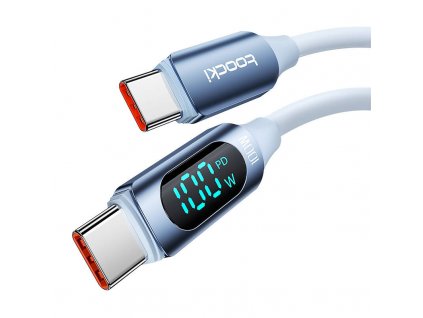 Cable USB-C to USB-C Toocki TXCTT1- XX04-B2, 2m, FC 100W (blue)