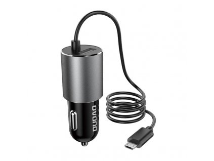 Car charger Dudao R5PROM, micro USB 17W (black)