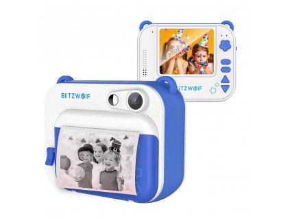 DIY Instant Print Camera for kids BlitzWolf DP1 (blue)