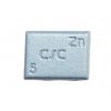 Závaží samolepící zinkové ZNC, šedý lak, různé hmotnosti Varianta: ZNC 40 g. šedý lak. 50 ks