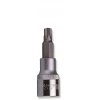 Zástrčné hlavice Torx, 1/2", velikosti T20-T70, délka 58 mm - JONNESWAY Profil: Torx, Velikost čtyřhranu: 1/2", Velikost: T20