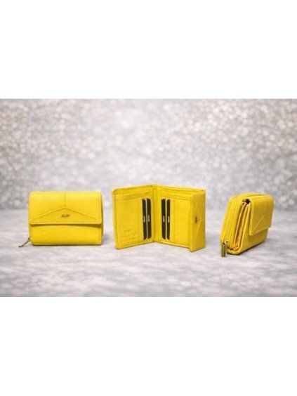 Kožená peňaženka yellow