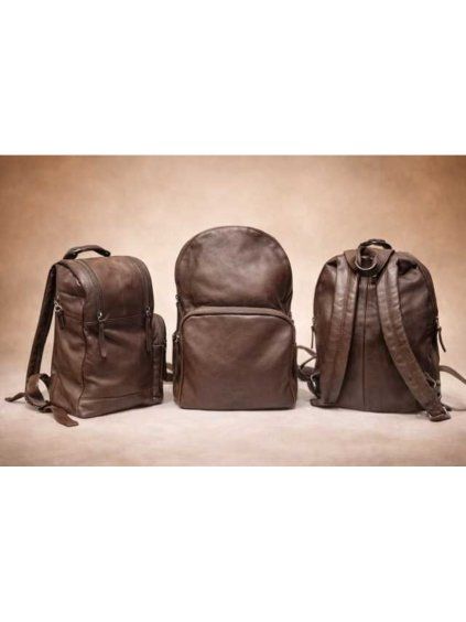 Kožený ruksak BS-6111 brown