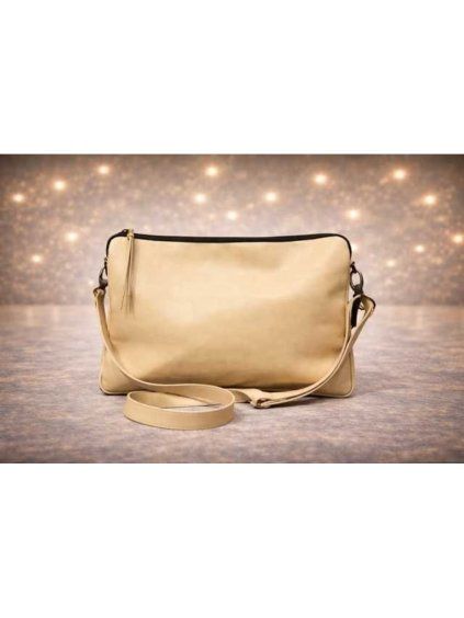 Laptop bag beige