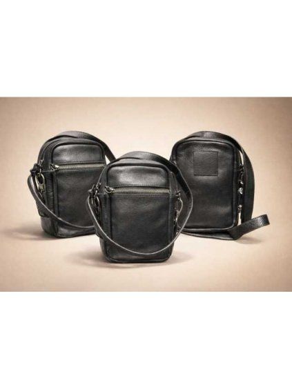 Pánska kožená taška BS-8008 blk