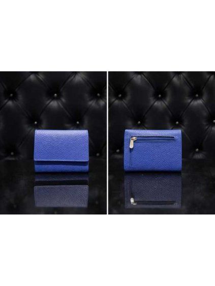 Kožená peňaženka royal blue 3