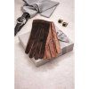 Pánske kožené rukavice 9 (Farba Brown, Veľkosť 9,5)