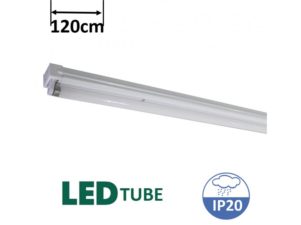 LED zářivkové svítidlo UGO LED T8 120 pro LED trubici | MAxlumen.cz