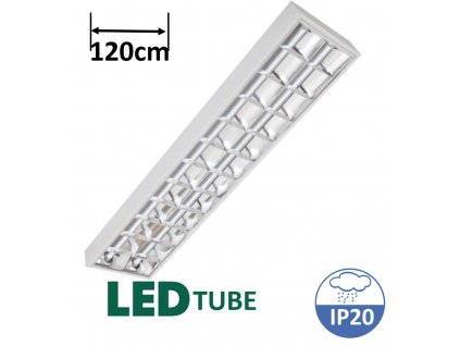 greenlux ORI LED 2xT8 120cm svítidlo s mřížkou pro 2 LED trubice maxlumen.cz