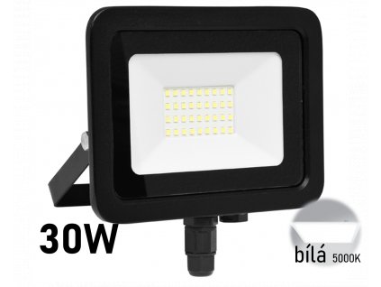 led reflektor 30W 5000k bila RLED48WL 30W