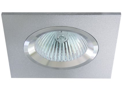 bodovka vestavna do podhledu hranata stribrna hlinikl IZZY DSL50 AL maxlumen