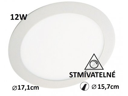 vestavny stmivatelny led panel 12W