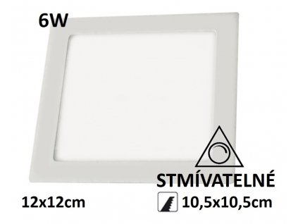 led stmivatelny led panel ctverec 6w