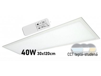 led panel cct 30x120 zeus LED GPL44 B 40 BI CCT s regulaci barvy svetla maxlumen praha 4