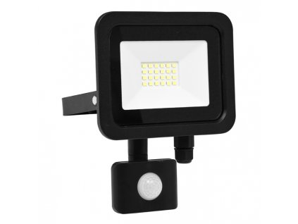 LED reflektor vč. PIR,20W,5000K,IP65,1600Lm