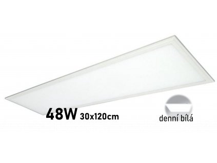 levny kvalitni led panel 30x120 cm denni bila