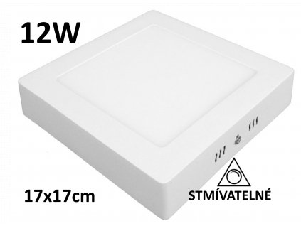 led panel stmivatelny prisazeny 12W