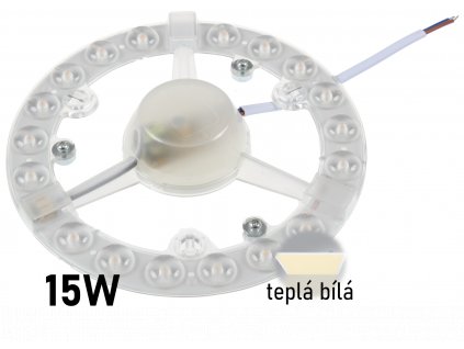 led modul 15W tepla bila nahrada klasicke zarovky
