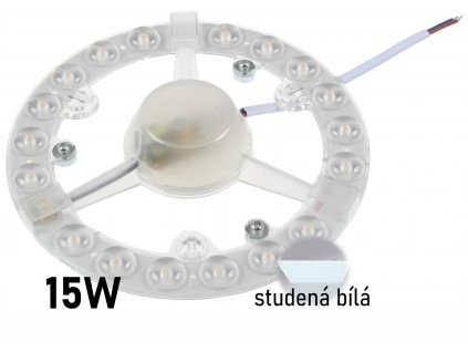 led modul 15W studena bila nahrada klasicke zarovky