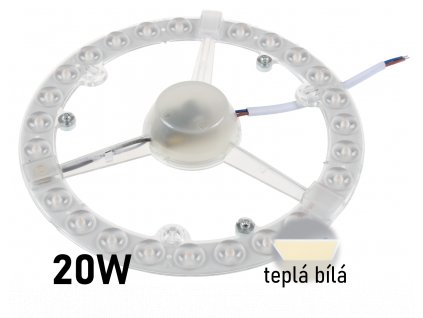 led nahrada za zarovku led modul 20W tepla bila