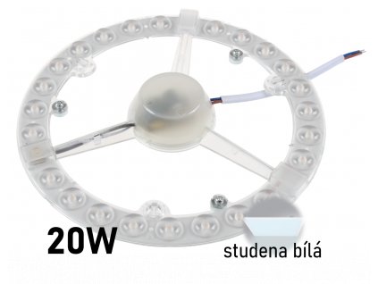 led nahrada za zarovku led modul 20W studena bila