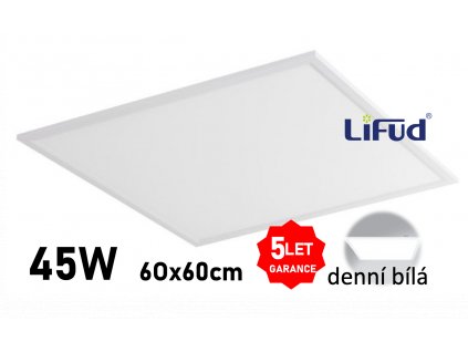 led panel 60x60cm bily ramecek zeus