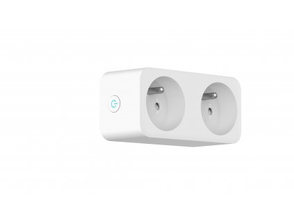 Immax NEO Dvojzásuvka Smart ZIGBEE 3.0 vnitřní  2 zásuvky s kolíkem, typ E, 16A