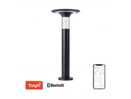 smart solární LED svítidlo BUBBLES velký sloupek 56cm CW/WW+RGB IP54 Bluetooth TUYA immax 07906L