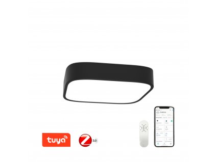 Immax NEO RECUADRO Smart stropní svítidlo 60cm 56W černé Zigbee 3.0