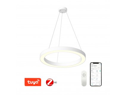 Immax NEO PASTEL Smart závěsné svítidlo 95cm 66W bílé Zigbee 3.0