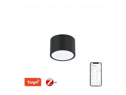 Immax NEO RONDATE Smart stropní svítidlo 15cm 12W černé Zigbee 3.0