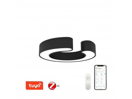 Immax NEO CÉČKO Smart stropní svítidlo 60cm 43W černé Zigbee 3.0