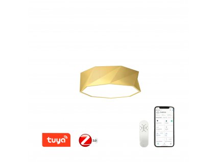 Immax NEO DIAMANTE Smart stropní svítidlo 40cm W zlaté Zigbee 3.0
