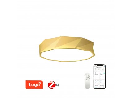 Immax NEO DIAMANTE Smart stropní svítidlo 60cm W zlaté Zigbee 3.0