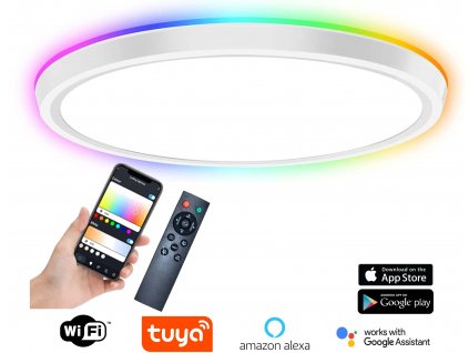 stropni svetlo znena barvy svetla rgb smart svetlo wifi tuya immax tudo