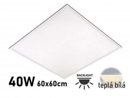 led panel stropni 60x60 tepla bila backlight blp6060