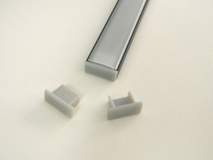 Koncovka profilu Mikro bronz a černý maxlumen.cz plná