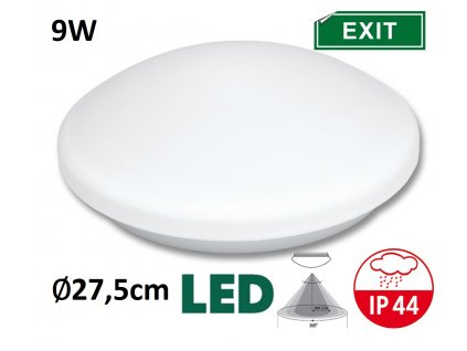 LED stropni nastenne svitidlo victor LED nouzový modul pohybove cidlo teplá denní bílá maxLumen.cz
