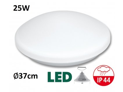 LED stropni nastenne svitidlo victor LED 25W pohybove cidlo HF teplá denní bílá maxLumen.cz