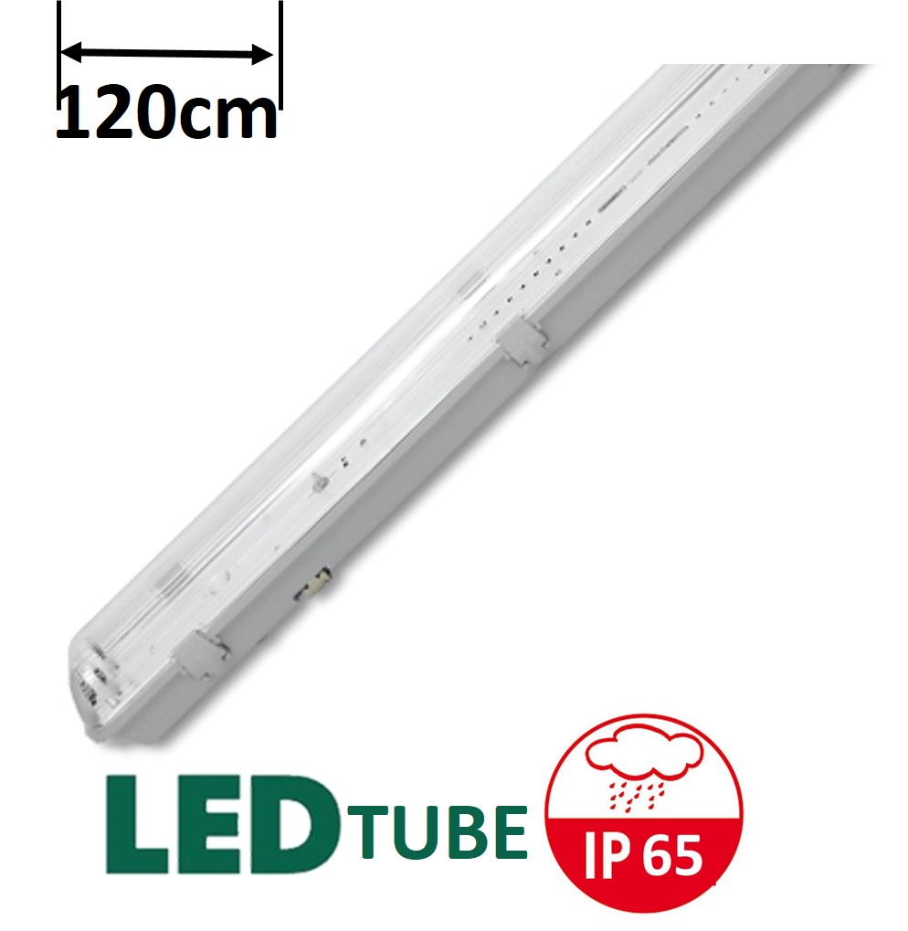 LED svítidlo ECOLITE LIBRA 2 TL3902A-2x36/B pro 2x LED T8 120cm